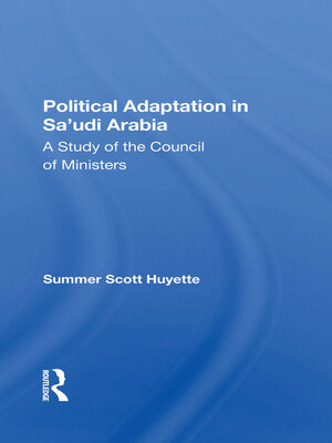 cover image of Political Adaptation In Sa'udi Arabia